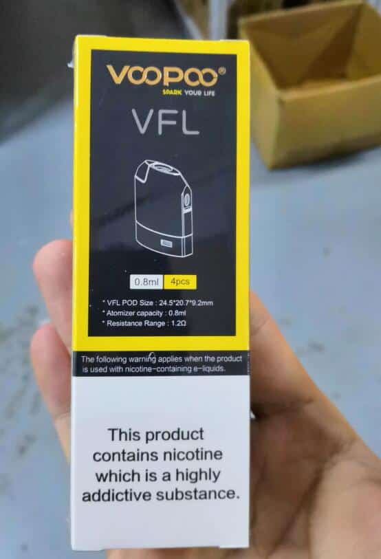 VOOPOO VFL Pod Cartridge 4pcs/pack - Image 2